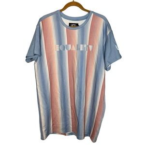 UGG PRIDE Logo Shirt Dress Size XS NWT